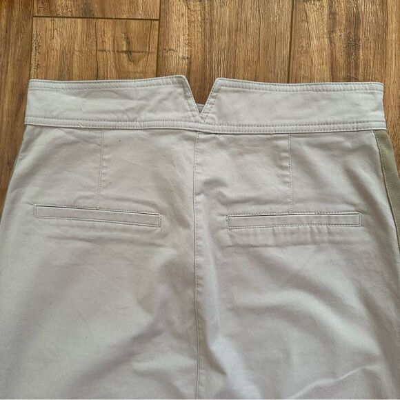 Zara Straight Midi Skirt Front Slit Pockets Size Medium - Picture 11 of 16